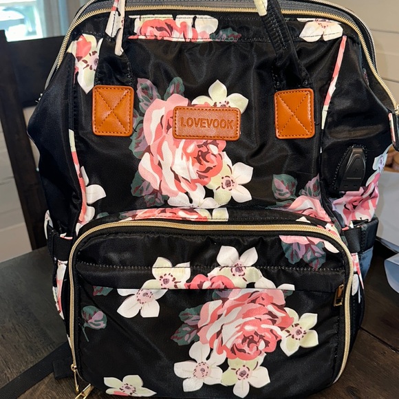 Lovevook Bags Lovevook Floral Backpack With Cooler For Lunch Poshmark